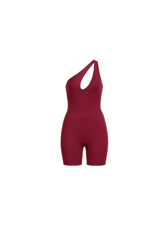 Magenta One-Piece Shorts Set